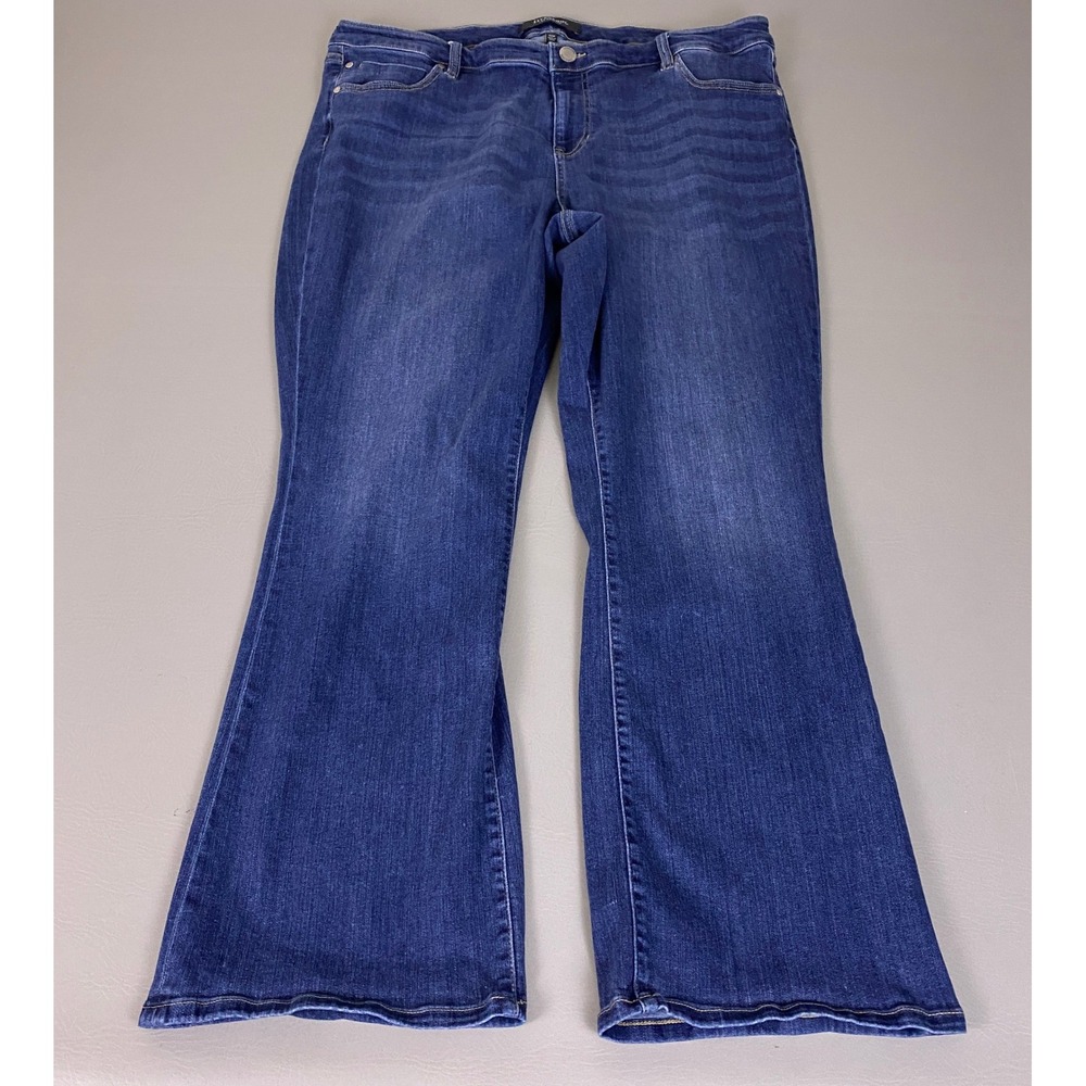 Liverpool Lucy Bootcut Jeans Women's Plus Size 22W Bronte Blue Stretch Denim